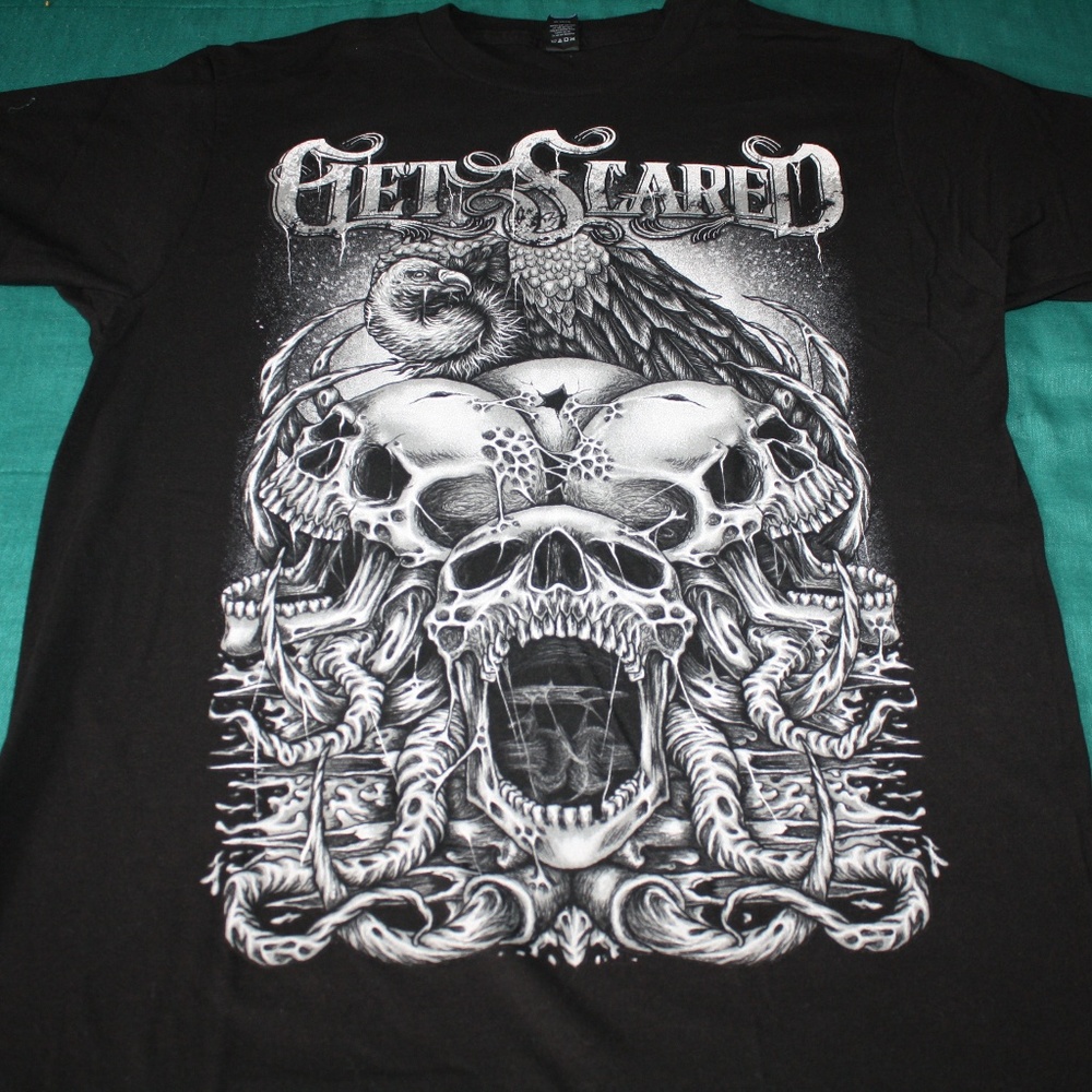Get Scared Tee New Years Day Motionless In White